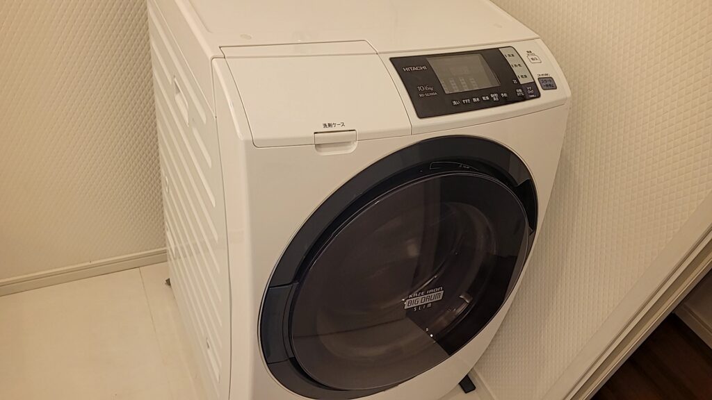天白区日立ドラム洗濯機内部異物除去修理